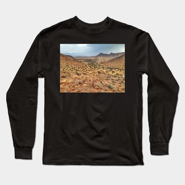 Village over the Mountain Long Sleeve T-Shirt by Tilila